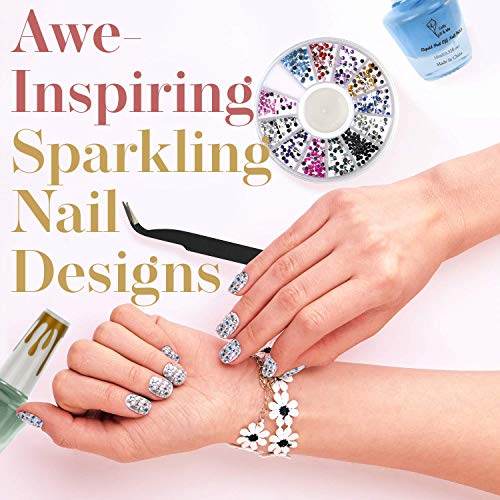 CoralBeau Nail Art Kit with Rhinestones for Nails - Nail Polish Gift Set for ...