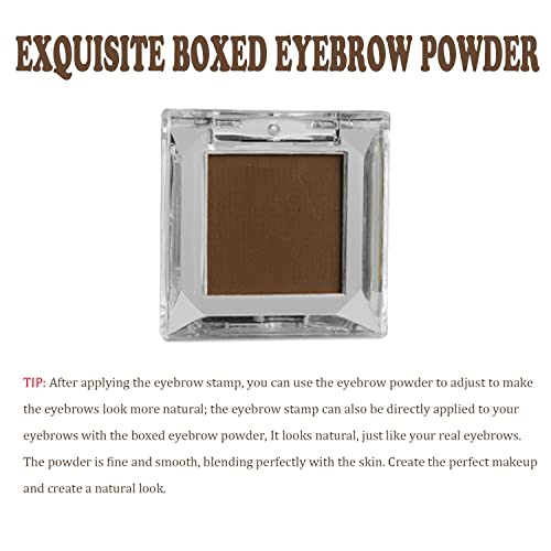 Eyebrow Stamp and Eyebrow Stencil Kit, 1 Step Eye Shape Tinting Kit, Long-Las...