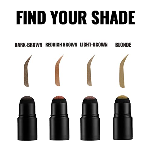 Eyebrow Stamp and Eyebrow Stencil Kit, 1 Step Eye Shape Tinting Kit, Long-Las...