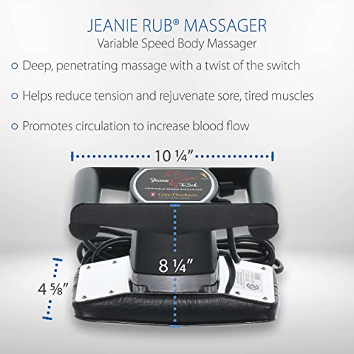 Core Products Jeanie Rub Variable Speed Massager, Deep Tissue Massage, Orbita...