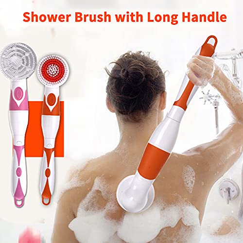 Cornesty Electric Bath Brush 4 in 1 Waterproof Multi-Functional Body Cleansin...