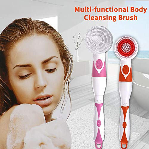Cornesty Electric Bath Brush 4 in 1 Waterproof Multi-Functional Body Cleansin...