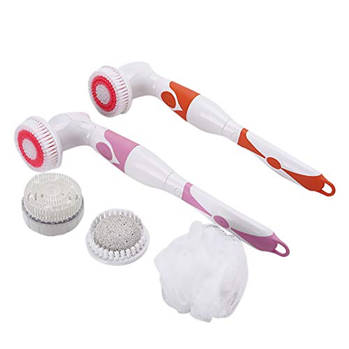 Cornesty Electric Bath Brush 4 in 1 Waterproof Multi-Functional Body Cleansin...