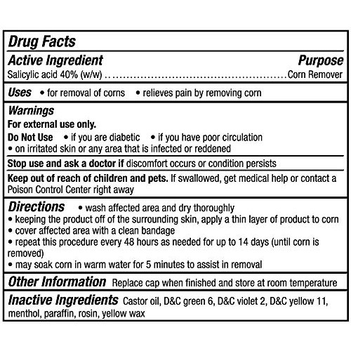 CornStick Maximum Strength Salicylic Acid Solid-Stick Corn Remover 0.2 Oz