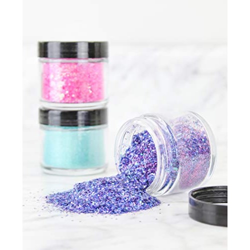 Cornucopia 2oz Straight Sided Clear Glass Jars (12 pack), Airtight Cosmetic J...