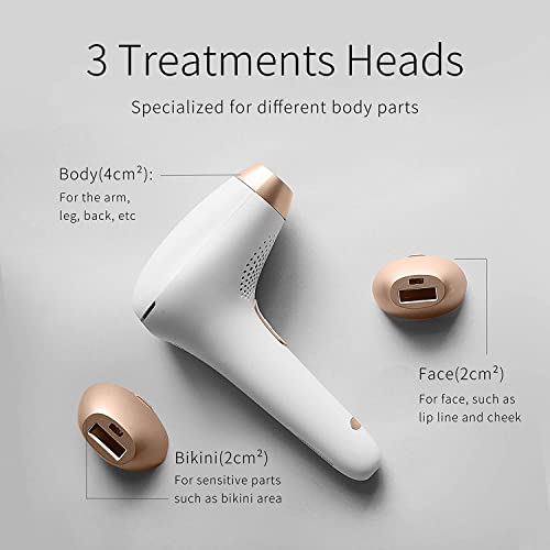 COSBEAUTY IPL Hair Removal for Women and Men, Permanent Painless Laser Hair R...