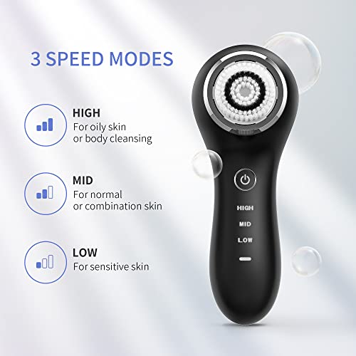 COSBEAUTY Sonic Facial Cleansing Brush Face Gentle Exfoliator Deep Cleansing ...