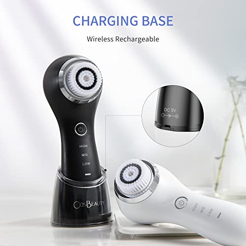 COSBEAUTY Sonic Facial Cleansing Brush Face Gentle Exfoliator Deep Cleansing ...