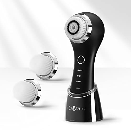 COSBEAUTY Sonic Facial Cleansing Brush Face Gentle Exfoliator Deep Cleansing ...
