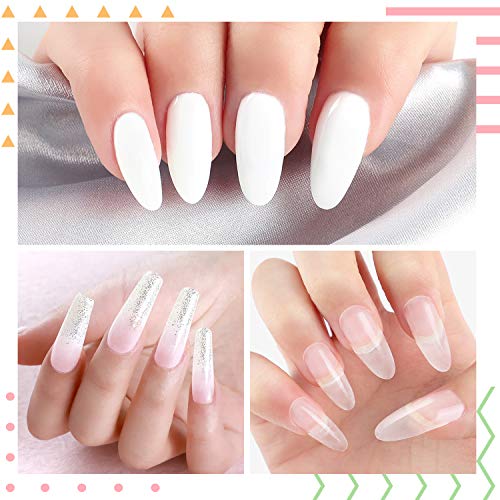 Acrylic Nail Kit 3PCS Acrylic Powder and Liquid Set Acrylic Nail Brush Forms ...