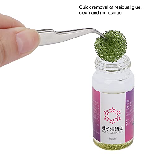 Tweezer Cleaning Tool, Eyelash Curler Cleaner Skin-friendly Eyelash Extension...