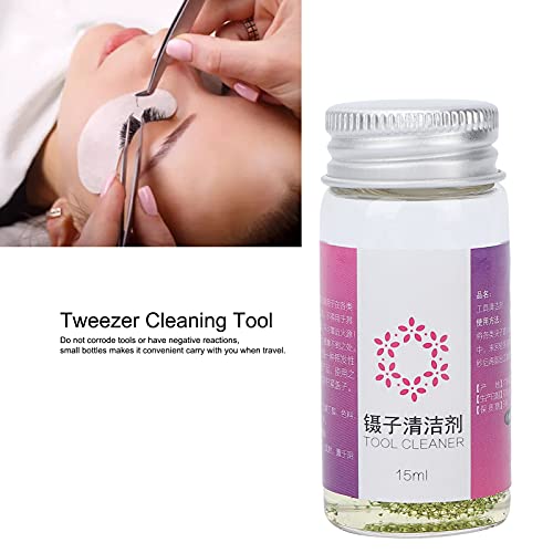 Tweezer Cleaning Tool, Eyelash Curler Cleaner Skin-friendly Eyelash Extension...