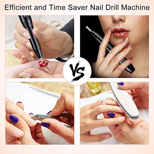 COSITTE Electric Nail Drill, USB Electric Nail Drill Machine for Acrylic Nail...