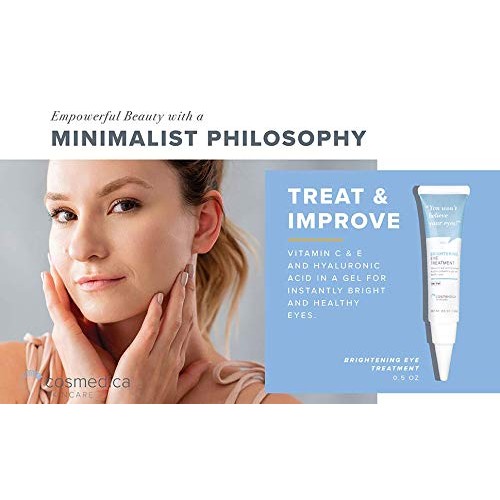 New Brightening Eye Gel With Hyaluronic Acid, Vitamin C & E, Peptides For Dar...