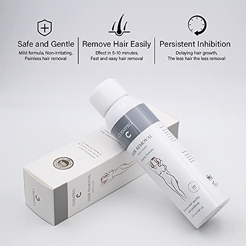 COSMPRO Hair Removal Spray Foam, Hair Removal Cream For Women and Men, Effect...
