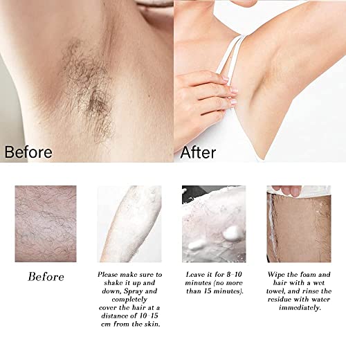 Hair Removal Spray Foam Cream For Women and Men,Cosmtek Painless Depilatory,G...