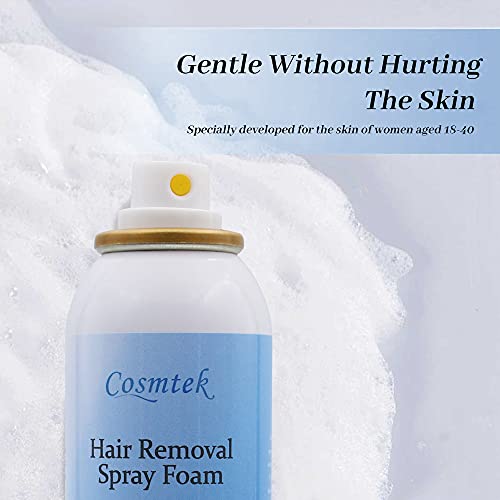 Hair Removal Spray Foam Cream For Women and Men,Cosmtek Painless Depilatory,G...