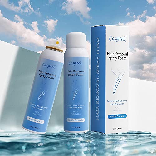 Hair Removal Spray Foam Cream For Women and Men,Cosmtek Painless Depilatory,G...