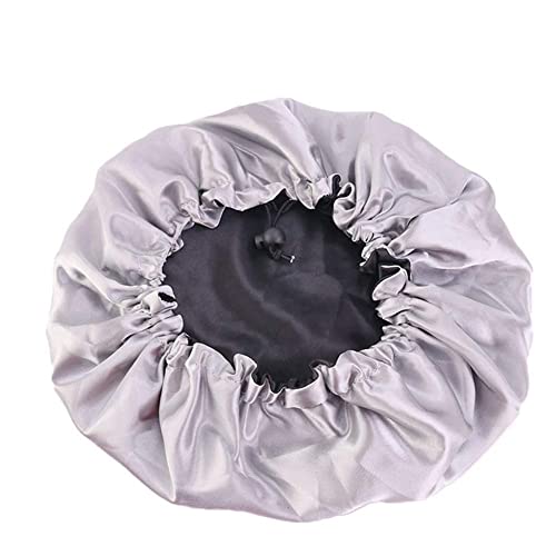 Cospack Satin Bonnet Sleep Bonnet Cap - Extra Large Double Layer Reversible A...