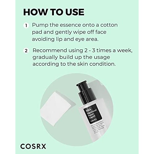 BHA 4% Blackhead Power Liquid 3.38 fl.oz / 100ml, Blackhead Remover, Pore Min...