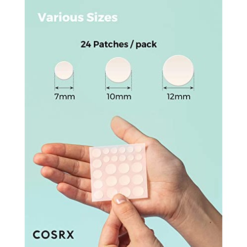 COSRX Acne Pimple Patch (96 counts) Absorbing Hydrocolloid Spot Treatment Fas...