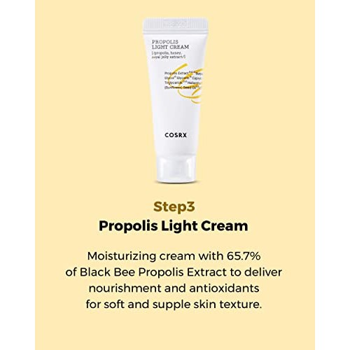COSRX Honey Glow Kit | Propolis Synergy Toner, Ampoule, Cream | Moisturizing,...