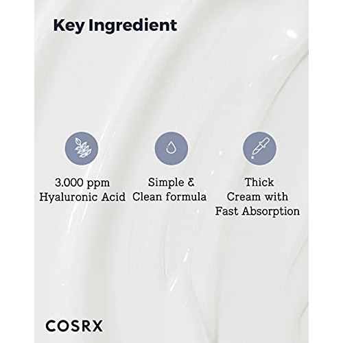 COSRX Hyaluronic Acid Intensive Cream, 3.53 oz / 100g | Wrinkle Cream | Korea...