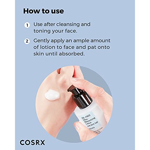 COSRX Oil-Free Ultra-Moisturizing Lotion with Birch Sap, 3.38 fl.oz / 100ml |...
