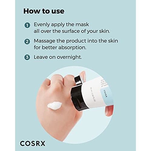 COSRX Ultimate Nourishing Rice Overnight Spa Mask, 60ml / 2.02 fl.oz | Rice E...