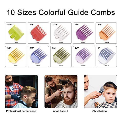 Professional Hair Clipper Guards Guide Combs,Hair Clipper Cutting Guides/Comb...