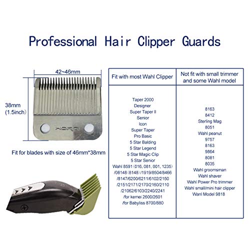 Professional Hair Clipper Guards Guide Combs,Hair Clipper Cutting Guides/Comb...