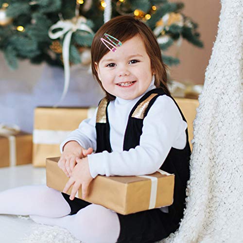 Hair Clips for Girls, 120 Pcs 2 Inch No Slip Metal Snap Hair Clips Barrettes ...