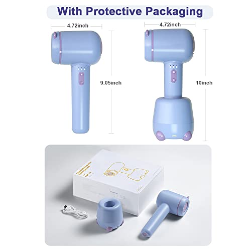 Cordless Baby Hair Dryer - Low Heat Speed Portable Wireless Blow Dryer Gentle...