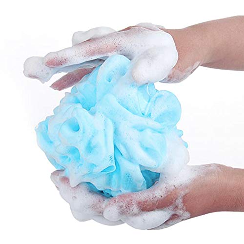 Bath Sponges Bath Loofahs Mesh Pouf Shower Wash Ball Large 5 Packs 60g Each S...