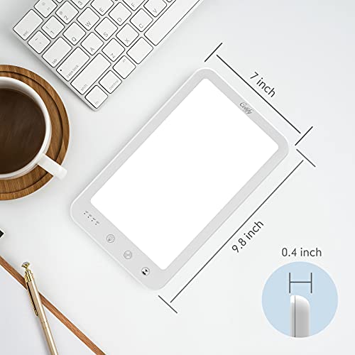 Light Therapy Lamp - Cotify UV-Free 10000 Lux Therapy Light, LED Sun Lamp wit...