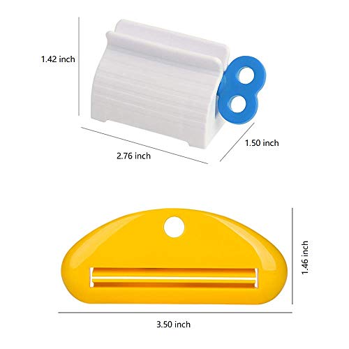 Toothpaste Squeezers Set of 5 Pack, Multi-Function Manual Rotate Tube Squeeze...