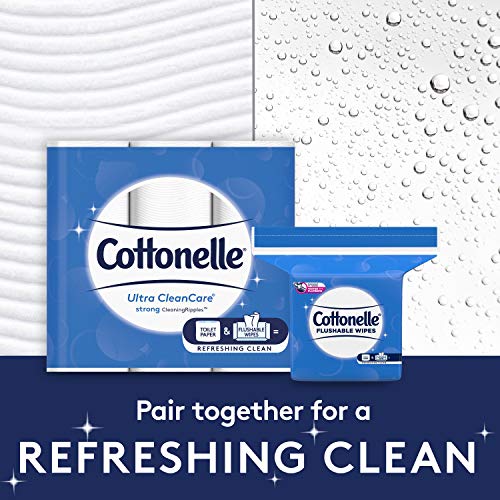 Cottonelle Flushable Wet Wipes - 1 Refill Pack, 252 Total Flushable Wipes