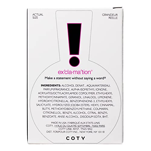 COTY Exclamation By Coty - Cologne Spray 1.7 oz