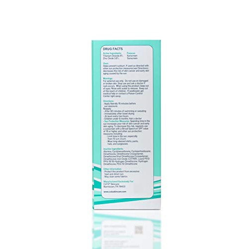 COTZ Face Prime & Protect Tinted Mineral Sunscreen and Facial Primer Broad Sp...