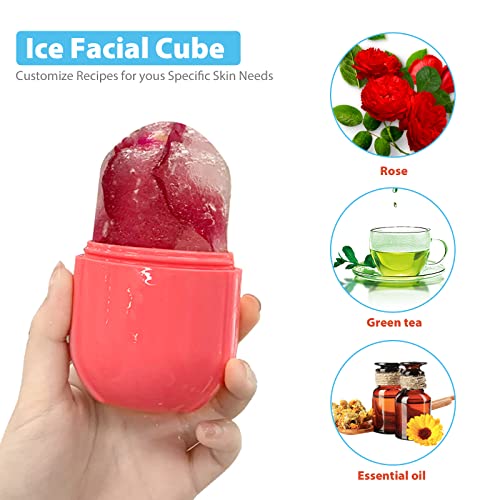 Ice Mold for Face, Ice Roller for Face and Eye, Ice Facial Roller, Ice Face R...