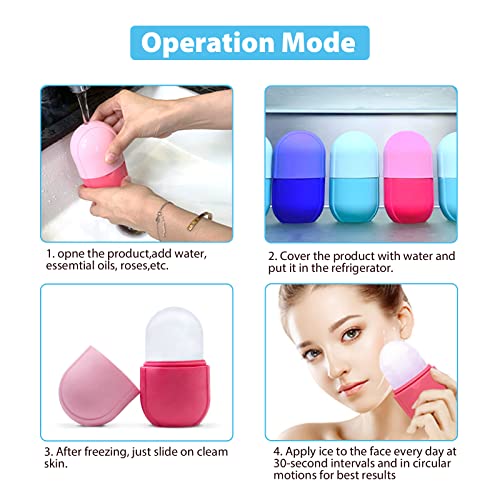 Ice Mold for Face, Ice Roller for Face and Eye, Ice Facial Roller, Ice Face R...