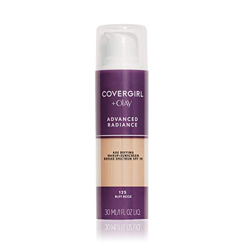 COVERGIRL Advanced Radiance Age-Defying Foundation Makeup, Buff Beige, 1 oz (...