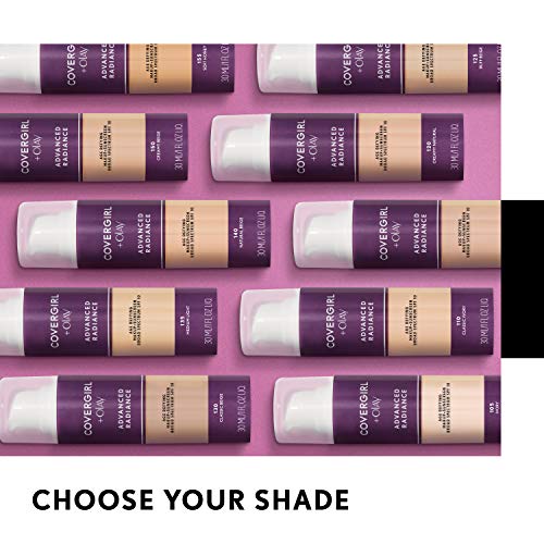 COVERGIRL Advanced Radiance Age Defying Foundation Makeup Medium Light, 1 oz ...