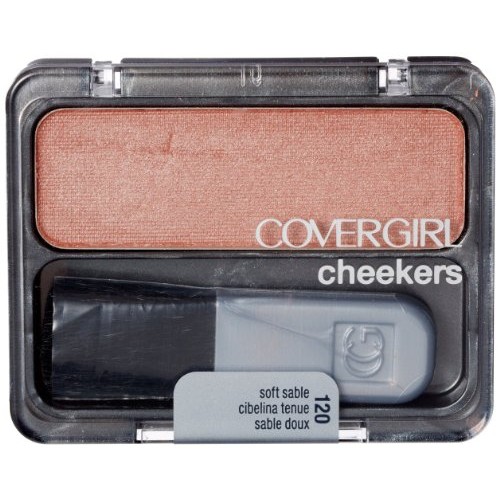 CoverGirl Cheekers Blush, Soft Sable 120, 0.12-Ounce (Pack of 3)
