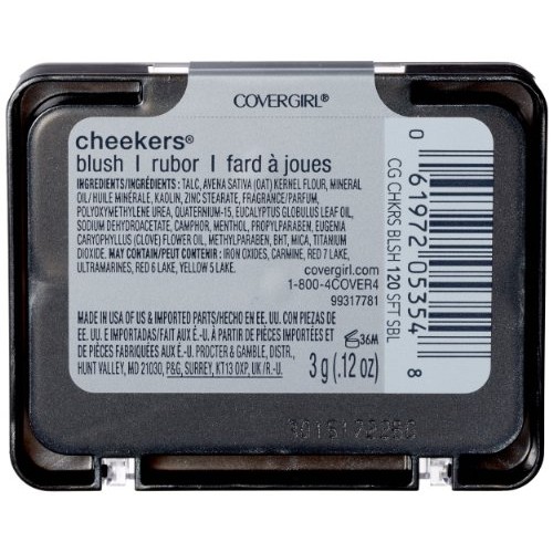 CoverGirl Cheekers Blush, Soft Sable 120, 0.12-Ounce (Pack of 3)
