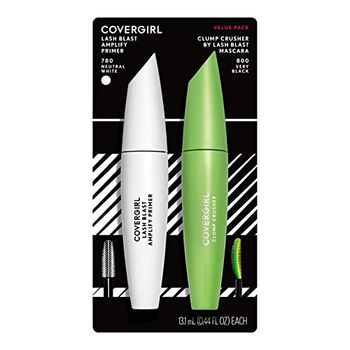 COVERGIRL Clump Crusher Mascara & Lash Blast Amplify Eyelash Primer Pack,1 co...
