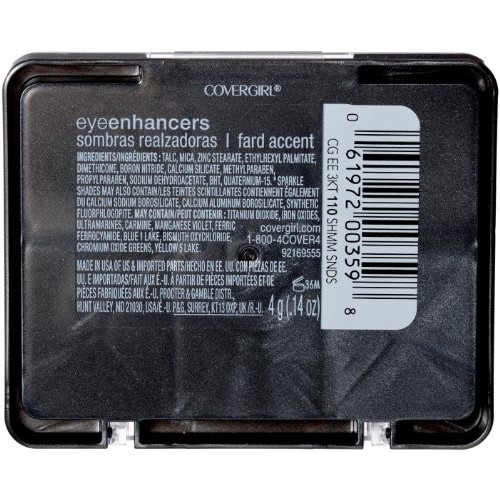 CoverGirl Eye Enhancers 3 Kit Shadow, Shimmering Sands 110, 0.14-Ounce Packag...