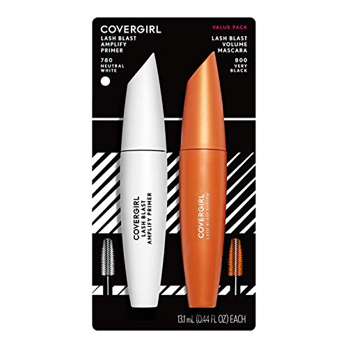 Covergirl LashBlast Volume Mascara and Lash Blast Amplify Eyelash Primer, Ver...