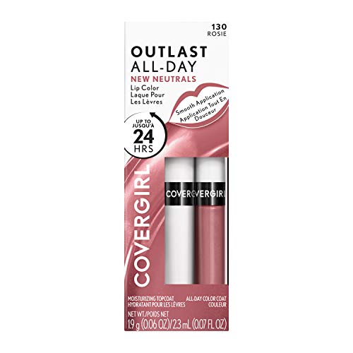 Covergirl Outlast All-Day Lip Color with Moisturizing Topcoat, New Neutrals S...