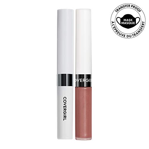 COVERGIRL Outlast All-Day Lip Color with Topcoat, Lipstick.22 Fl Oz, Pack of ...